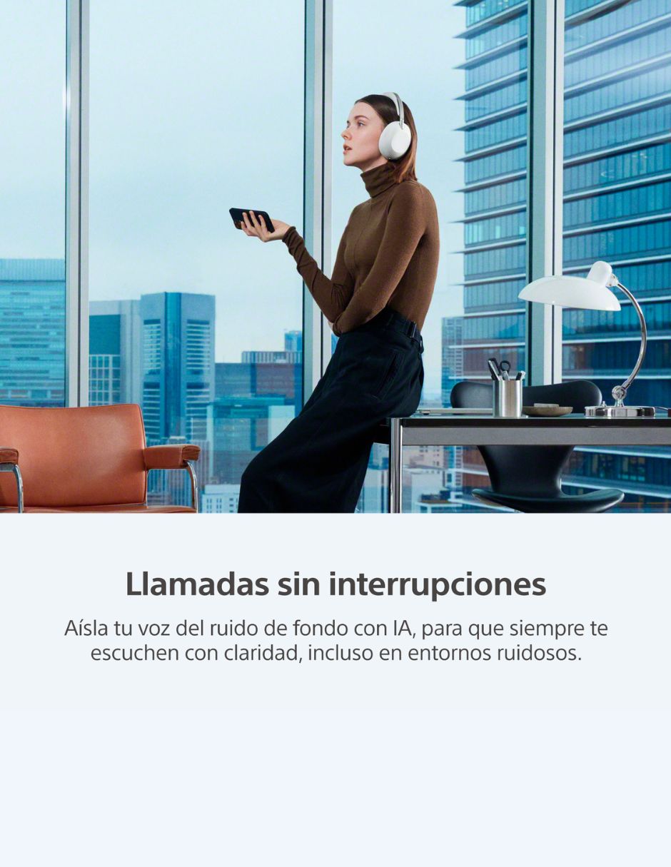 Audifonos WH-1000XX alámbricos e inalámbricos con cancelacíon de ruido 5