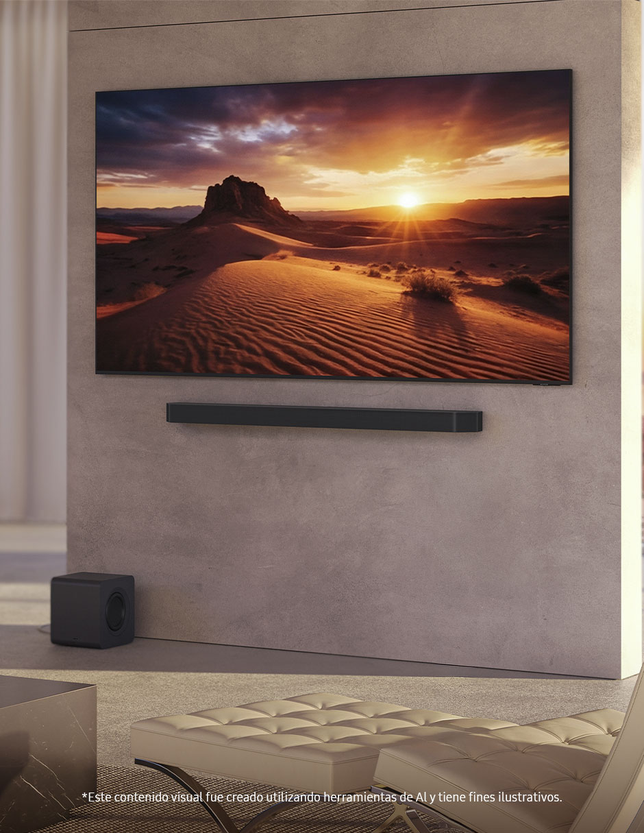 Barra de sonido samsung hw-q990h/zx con subwoofer