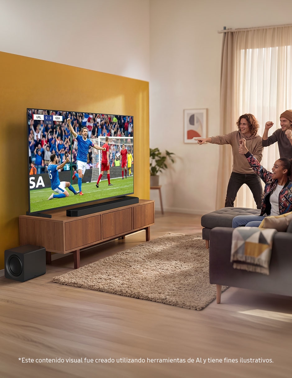 Barra de sonido samsung hw-q800h/zx con subwoofer