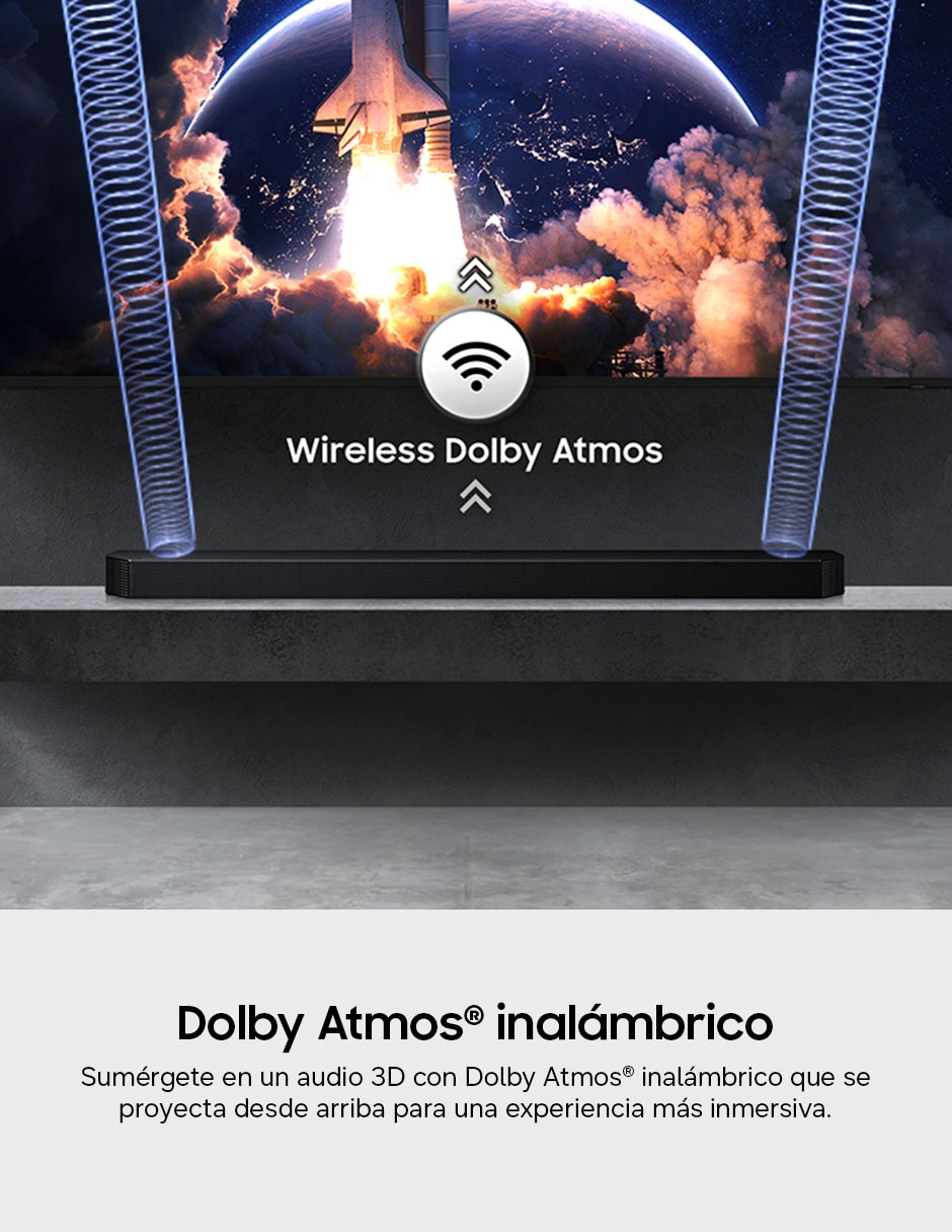 Barra de sonido samsung hw-q800h/zx con subwoofer