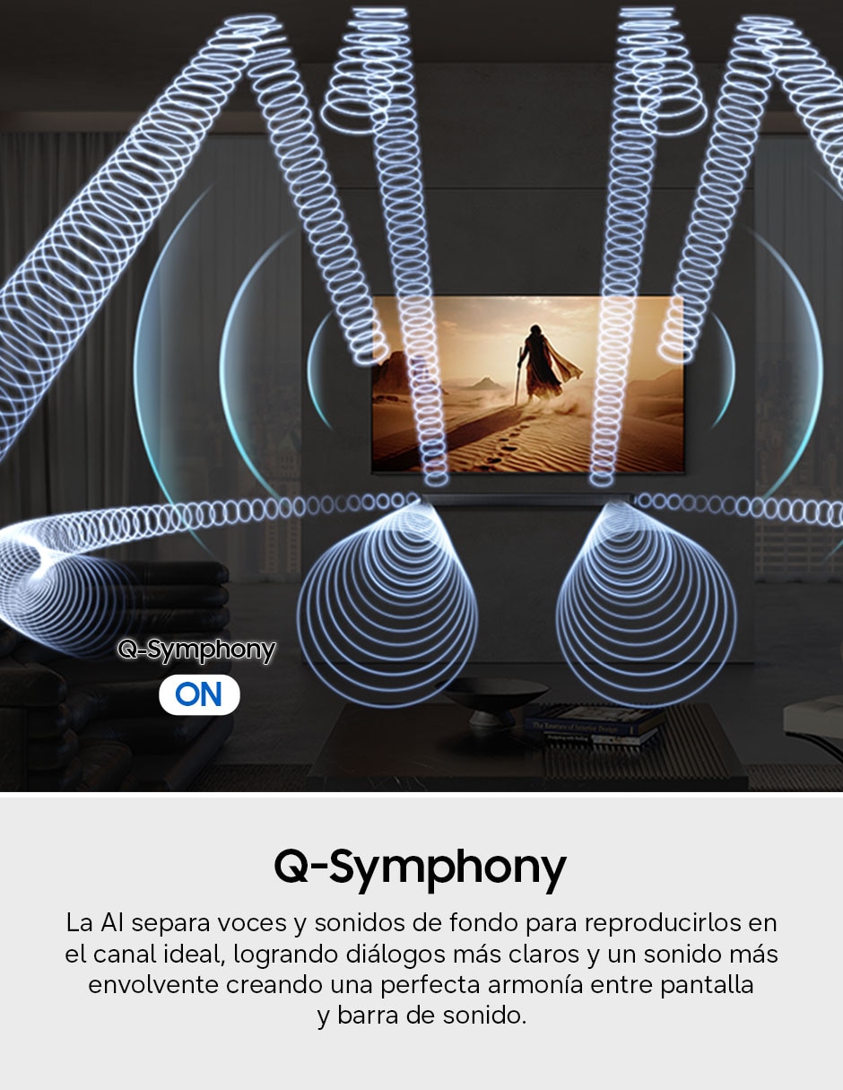Barra de sonido samsung hw-q600h/zx con subwoofer