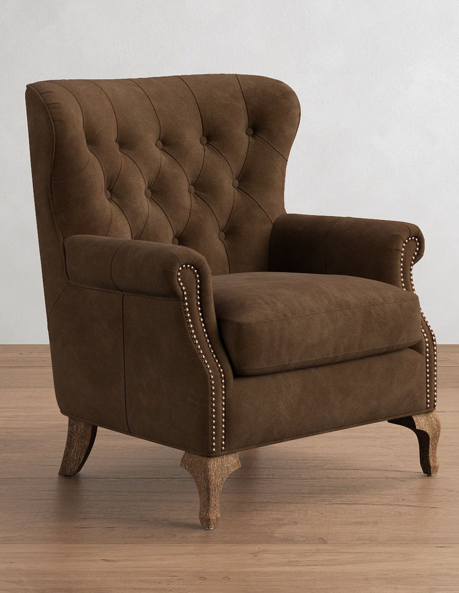 Sillón August Leather de piel