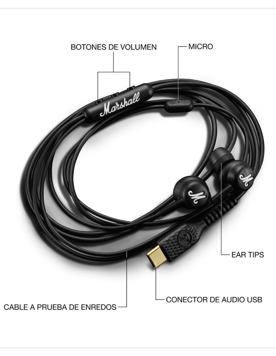 Audífonos in-ear alámbricos 4