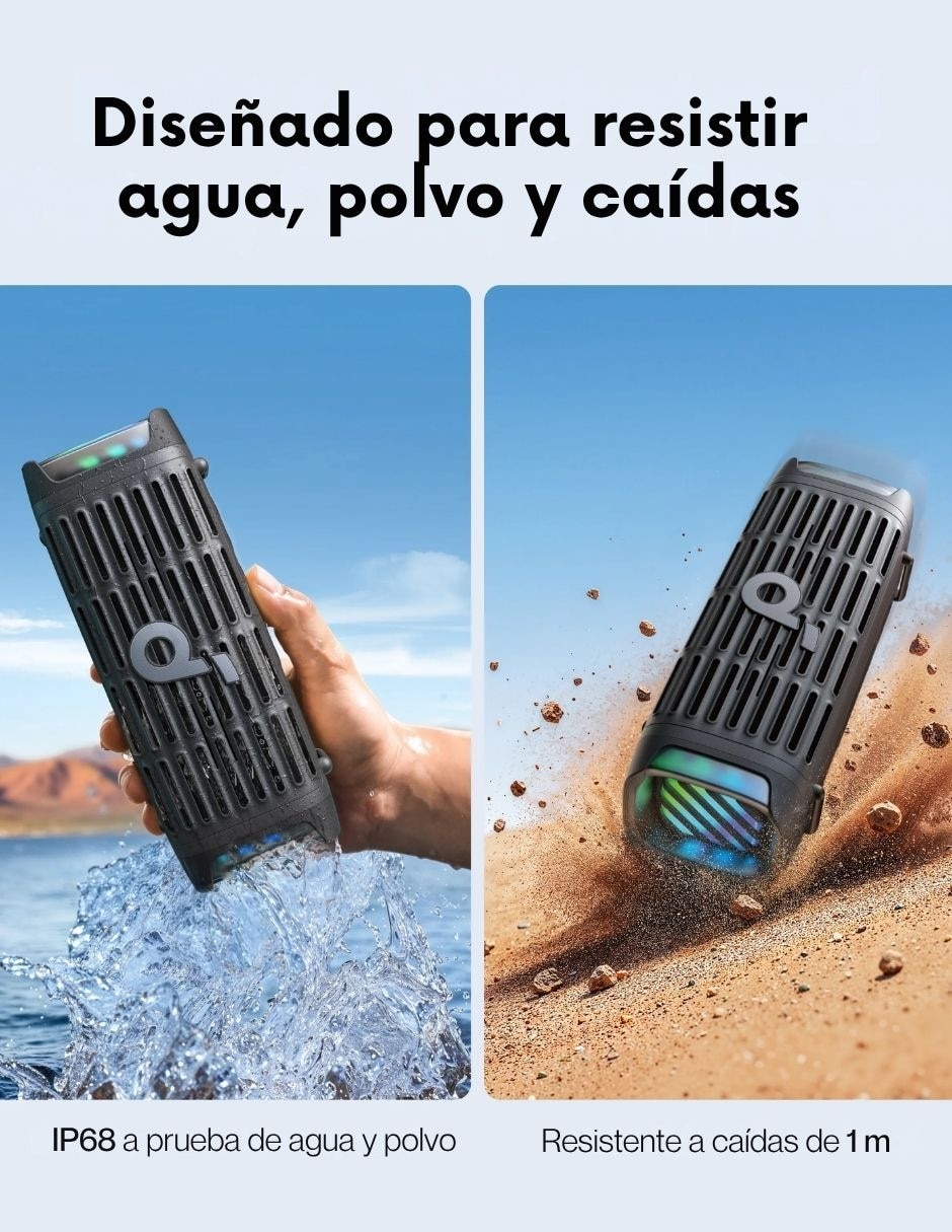 Bocina portátil Bocina Portátil para Exteriores Soundcore Boom 3i Inalámbrica No aplica 12