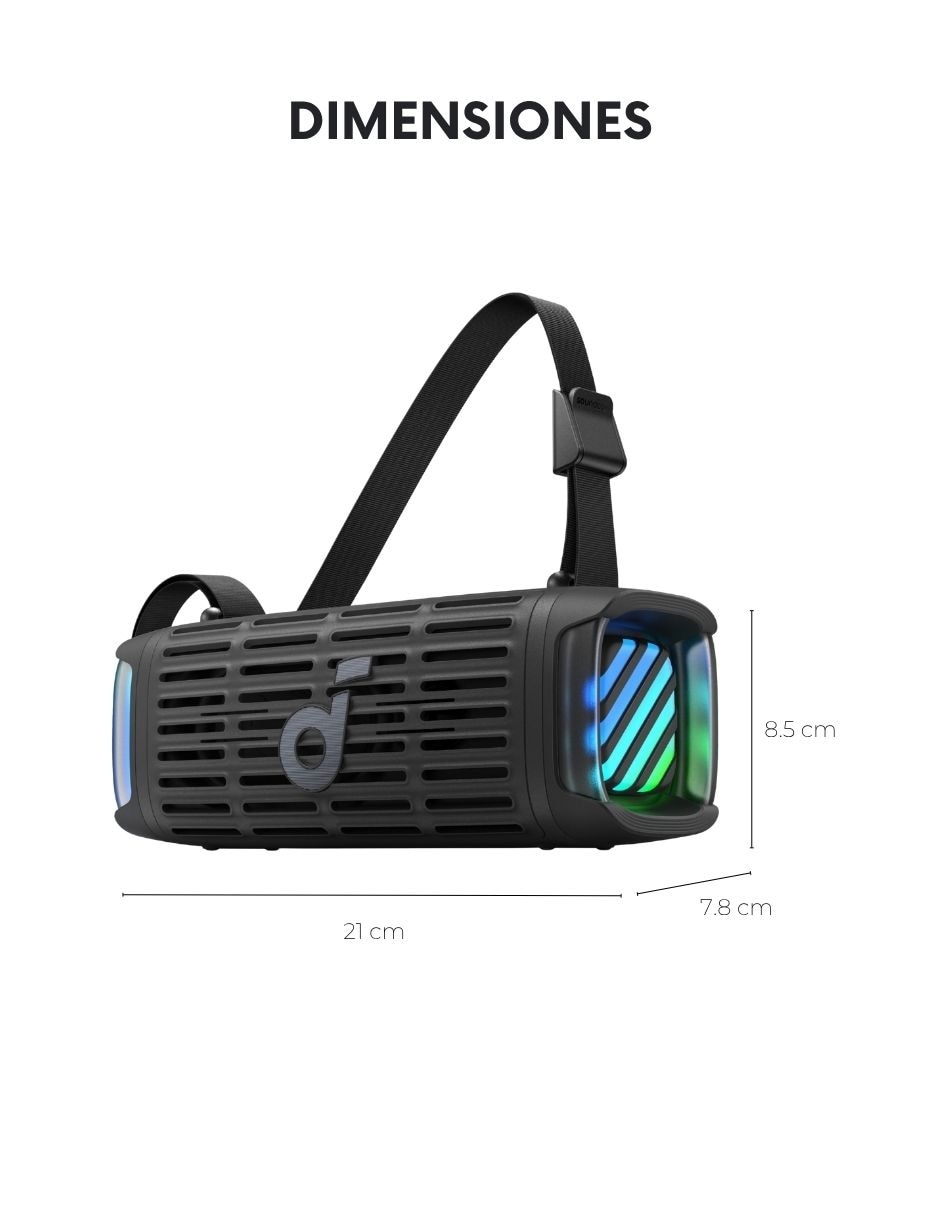 Bocina portátil Bocina Portátil para Exteriores Soundcore Boom 3i Inalámbrica No aplica 15