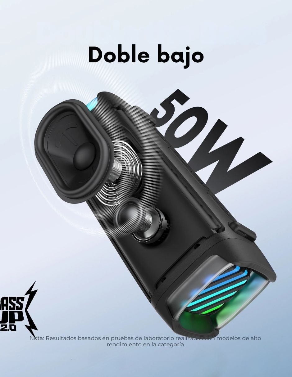 Bocina portátil Bocina Portátil para Exteriores Soundcore Boom 3i Inalámbrica No aplica 8