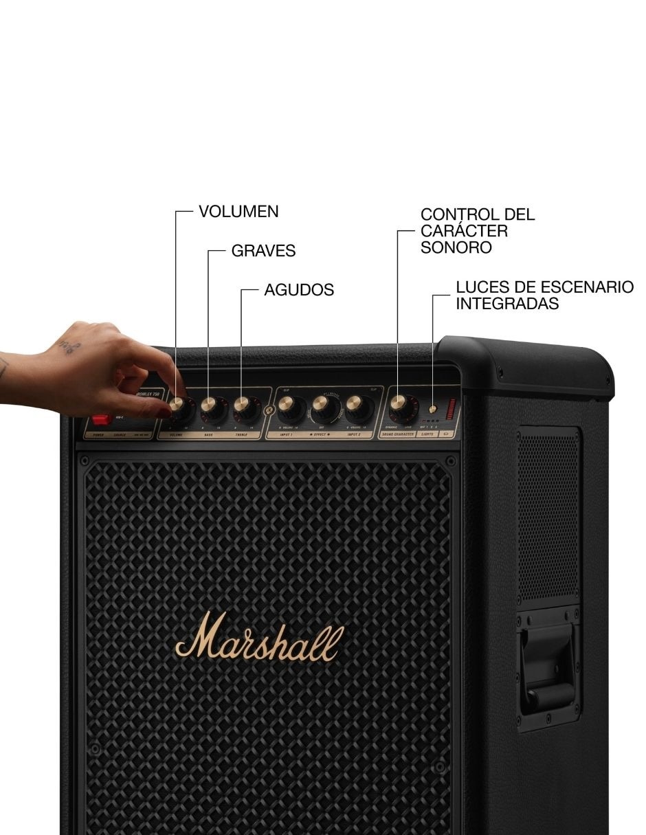 Bocina portátil Marshall 1009224 bluetooth