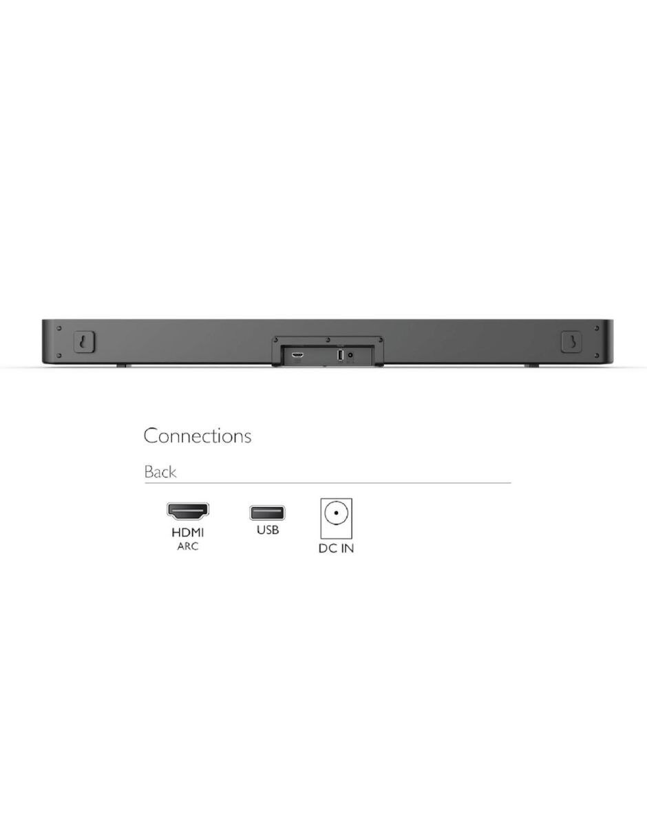 Barra de sonido tab4000/37 con subwoofer 5