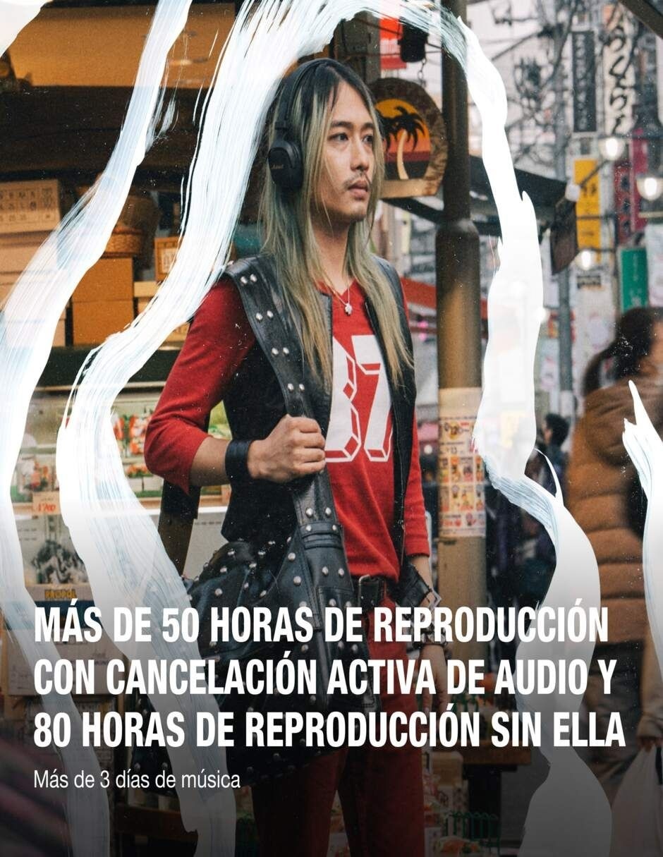 Audífonos On-Ear 1008039 alámbrica e inalámbrica con cancelaciòn de ruido 4