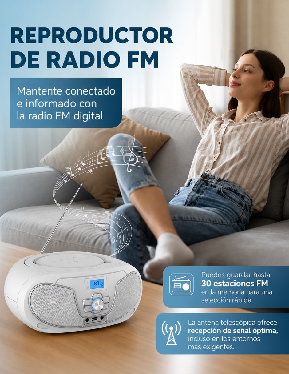 Radiograbadora TAZ3300W/37