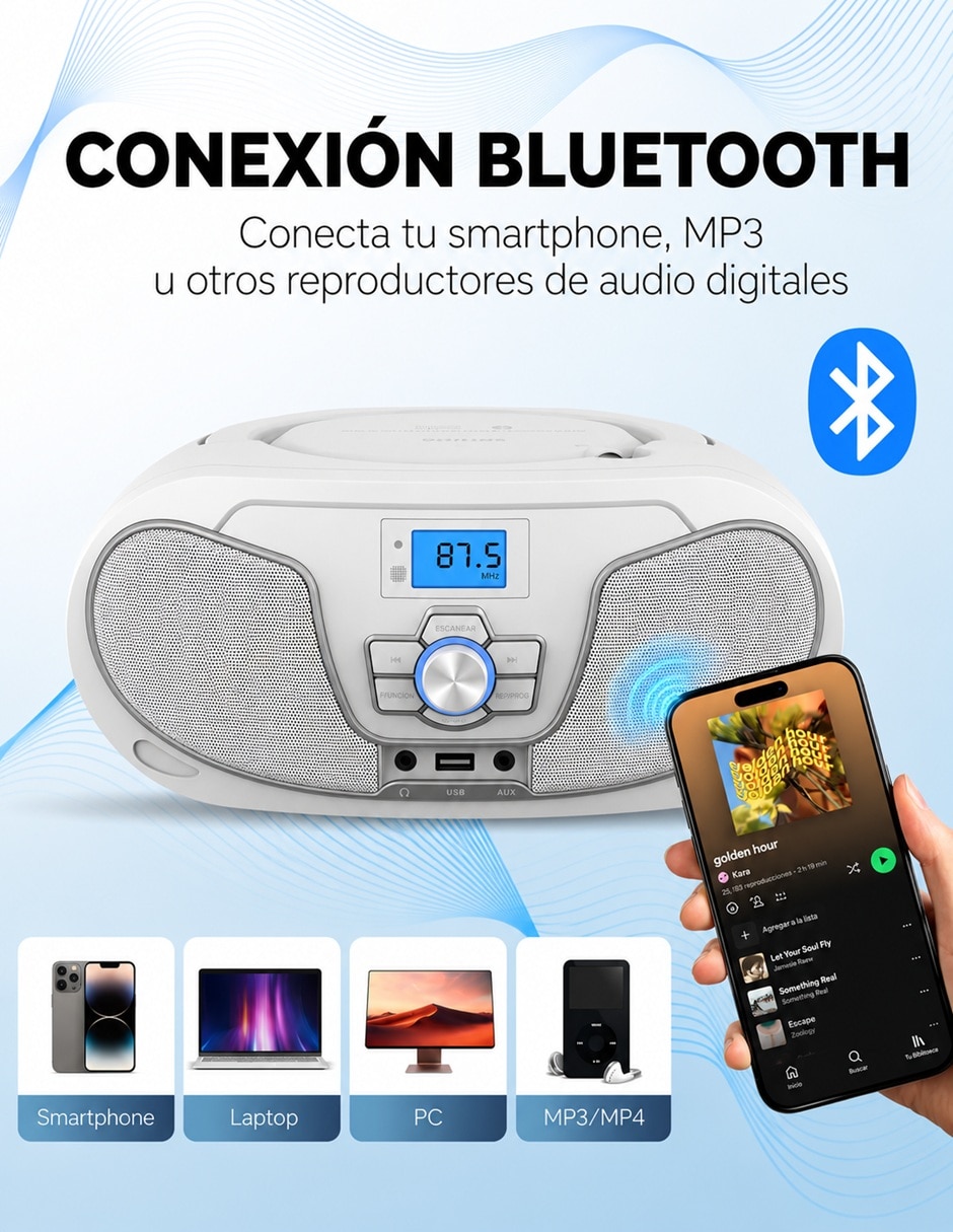 Radiograbadora TAZ3300W/37