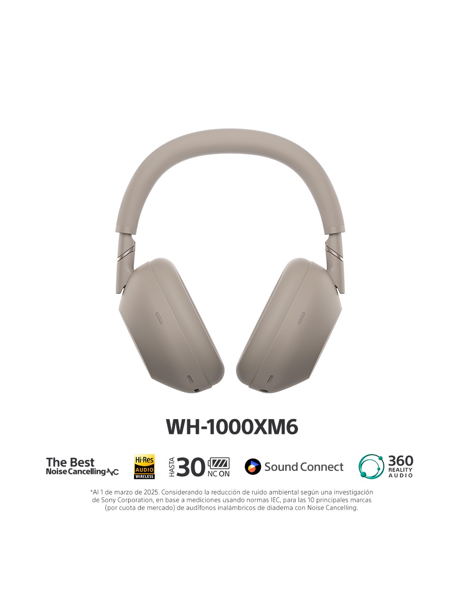 Audifonos WH-1000XM6 alámbricos e inalámbricos con cancelación de ruido 5
