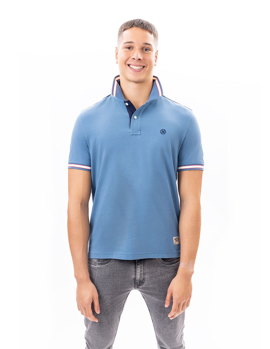Playera cuello polo para hombre