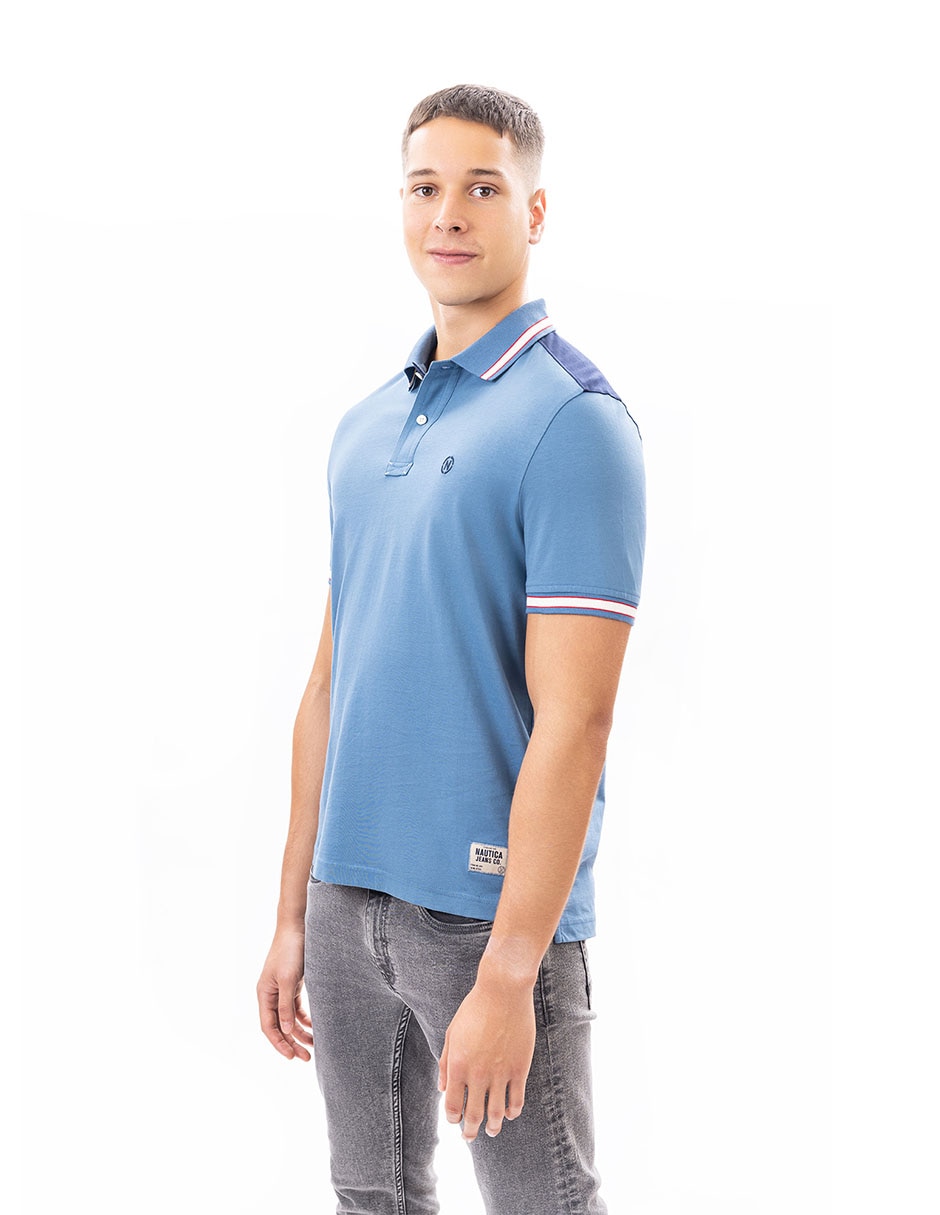 Playera cuello polo para hombre