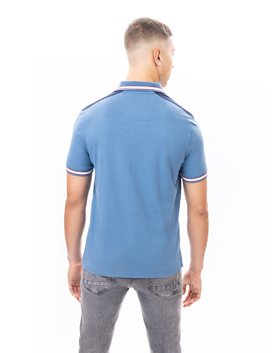 Playera cuello polo para hombre