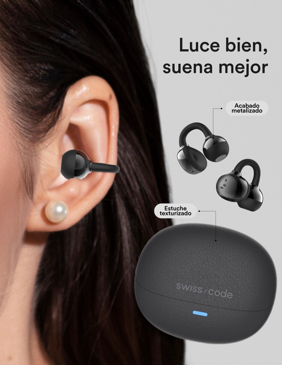 Audífonos In-Ear NuaClip inalámbricos 7