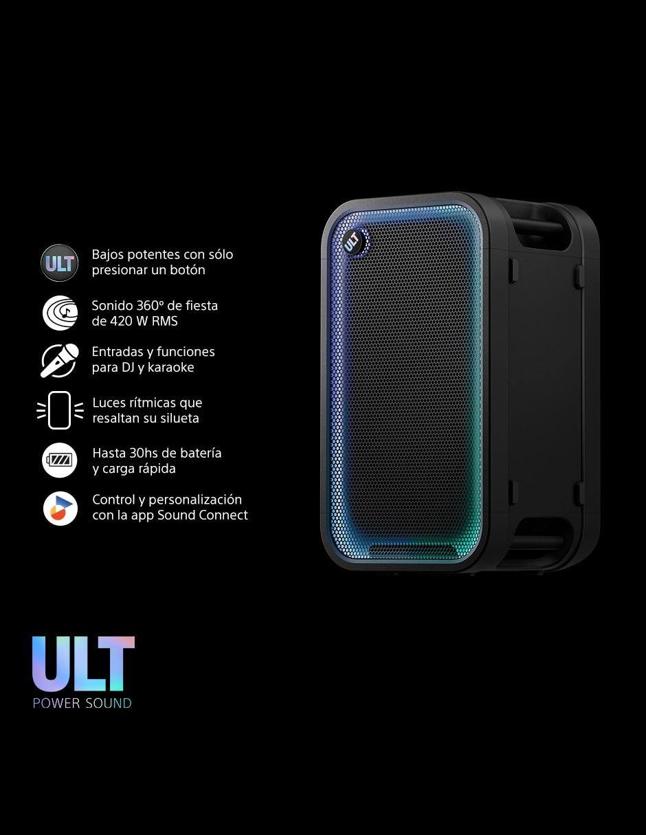 Bocina Portátil SRS-ULT700 Bluetooth 3