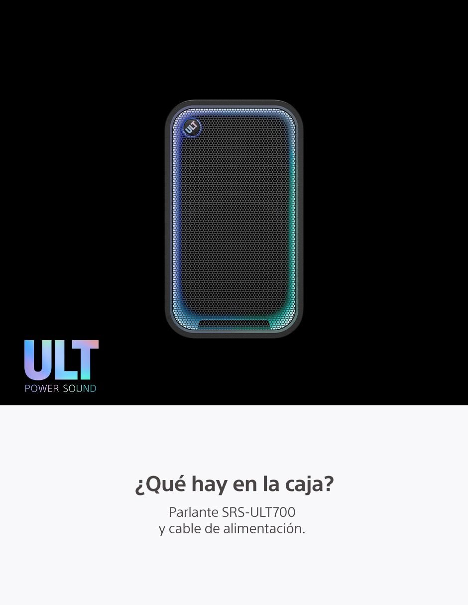 Bocina Portátil SRS-ULT700 Bluetooth 10