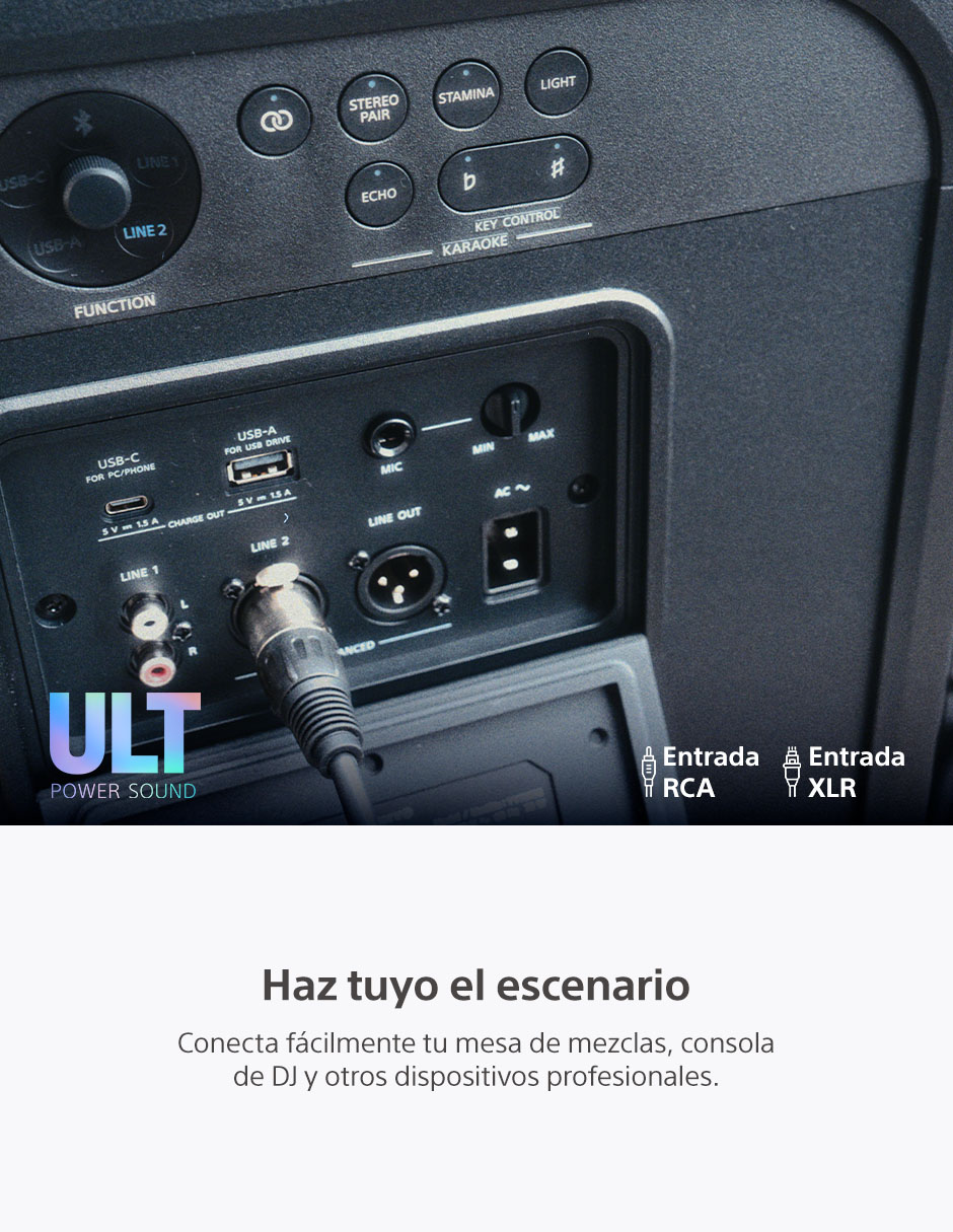 Bocina Portátil SRS-ULT500 Bluetooth 2