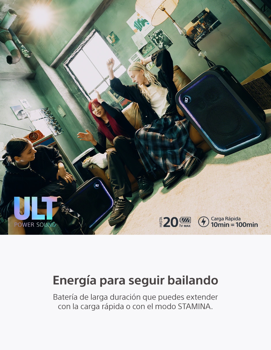 Bocina Portátil SRS-ULT500 Bluetooth 7