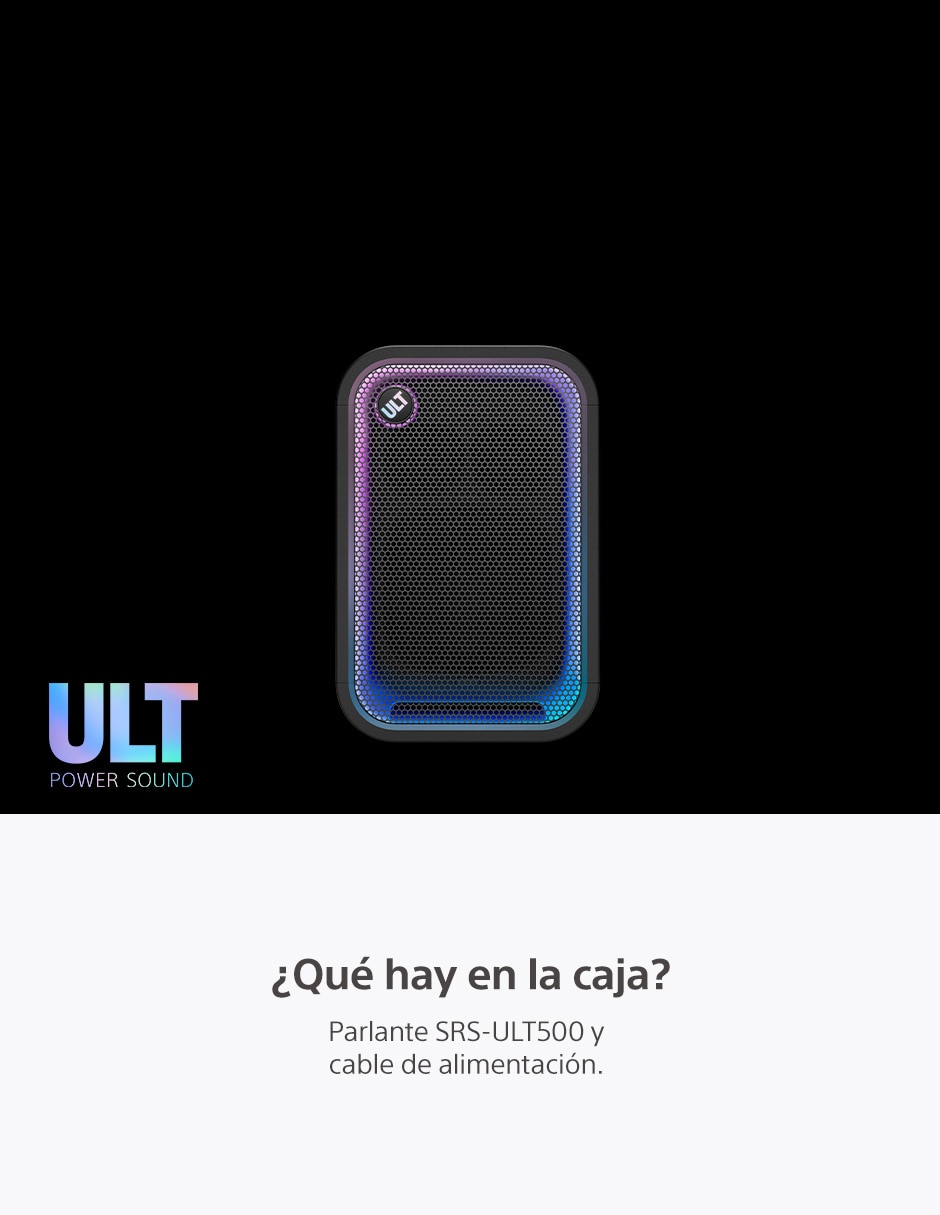 Bocina Portátil SRS-ULT500 Bluetooth 9