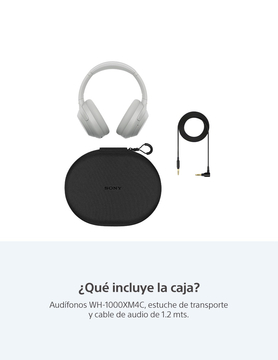 Audífonos over-Ear wh 1000xm4c alámbrica e inalámbrica con cancelación de ruido 8