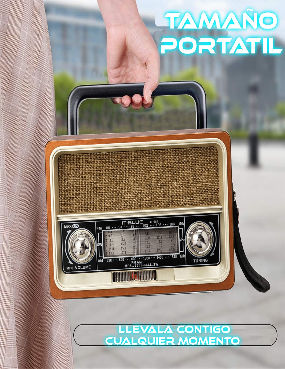 Bocina portátil 604 bluetooth 3