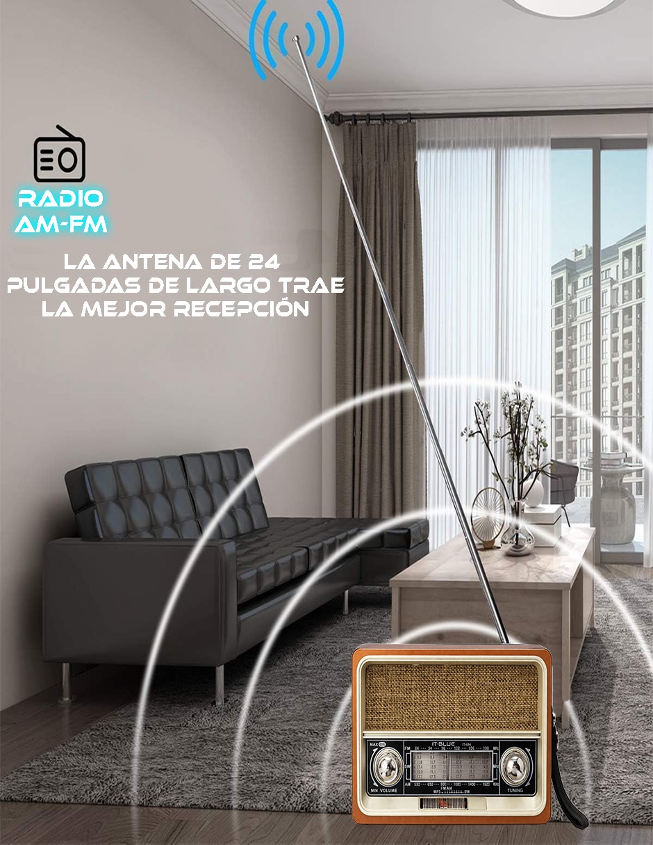 Bocina portátil 604 bluetooth 4