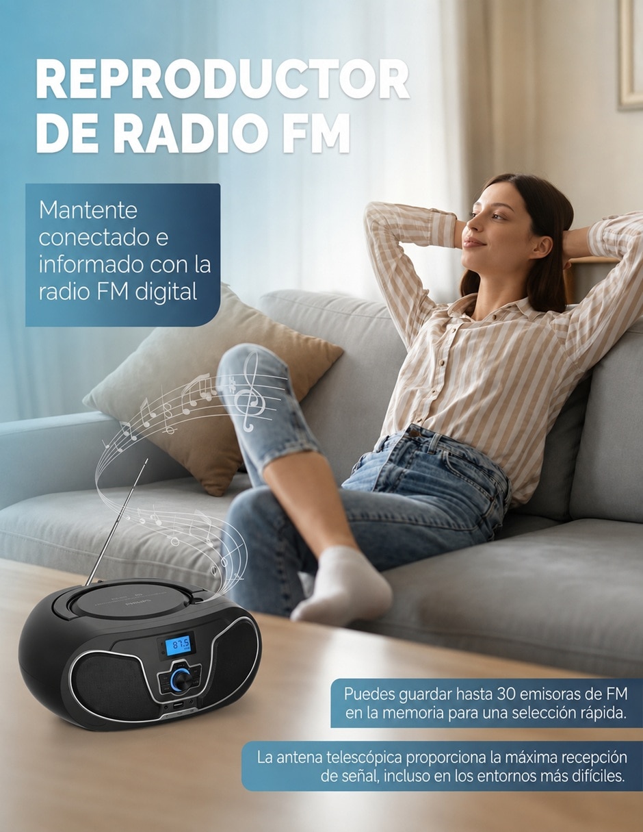 Radiograbadora TAZ3300W/37 5