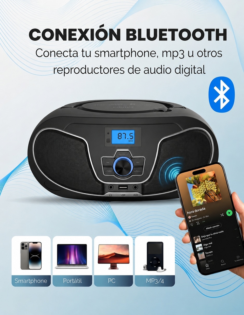 Radiograbadora TAZ3300W/37 9