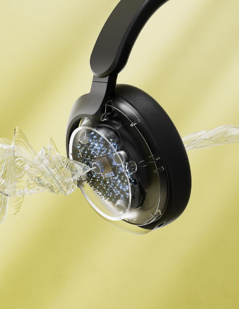 Audífonos Over-Ear TAH8000BK/37 alámbricos e inalámbricos con cancelacion de ruido 5