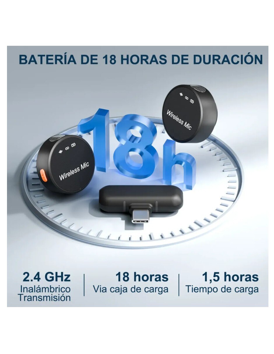 Set micrófono inalámbricos 4