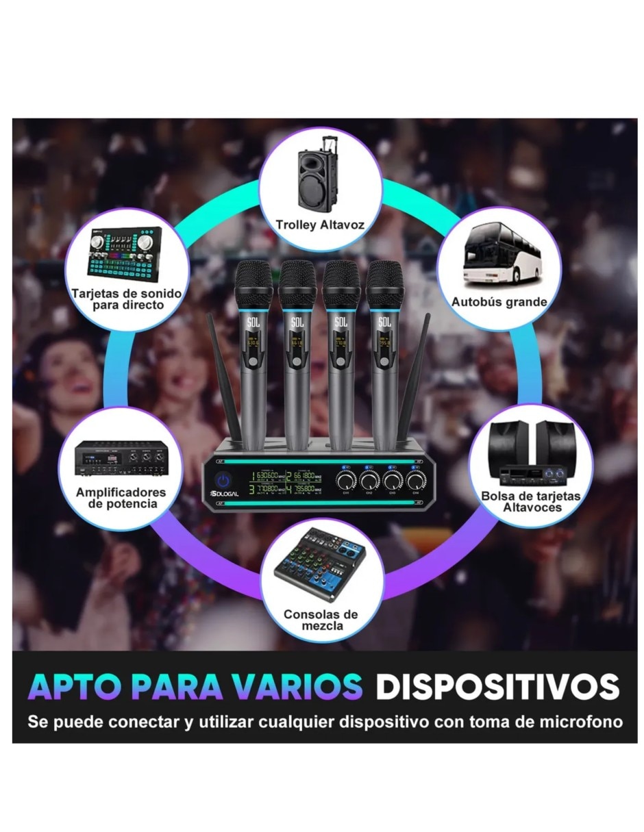 Set micrófono Inalámbrica