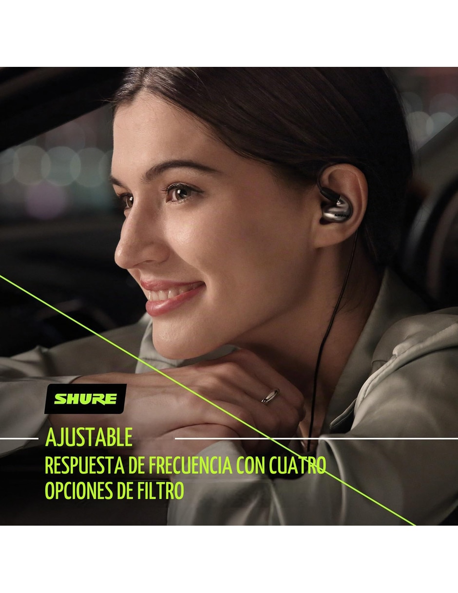Audifonos In-Ear alambricos con cancelación de ruido