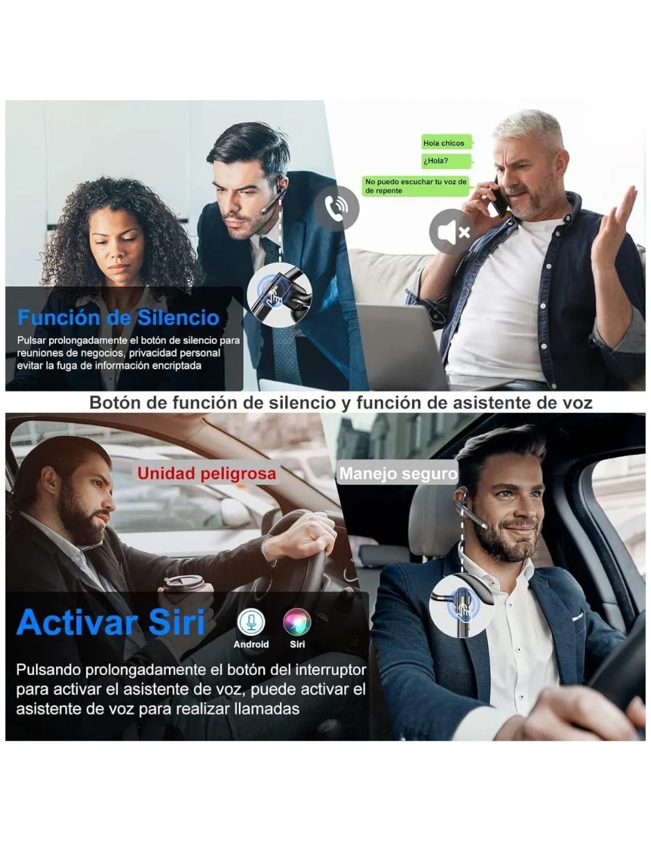 Audifinos In-Ear Genérica inalambricos con cancelación de ruido