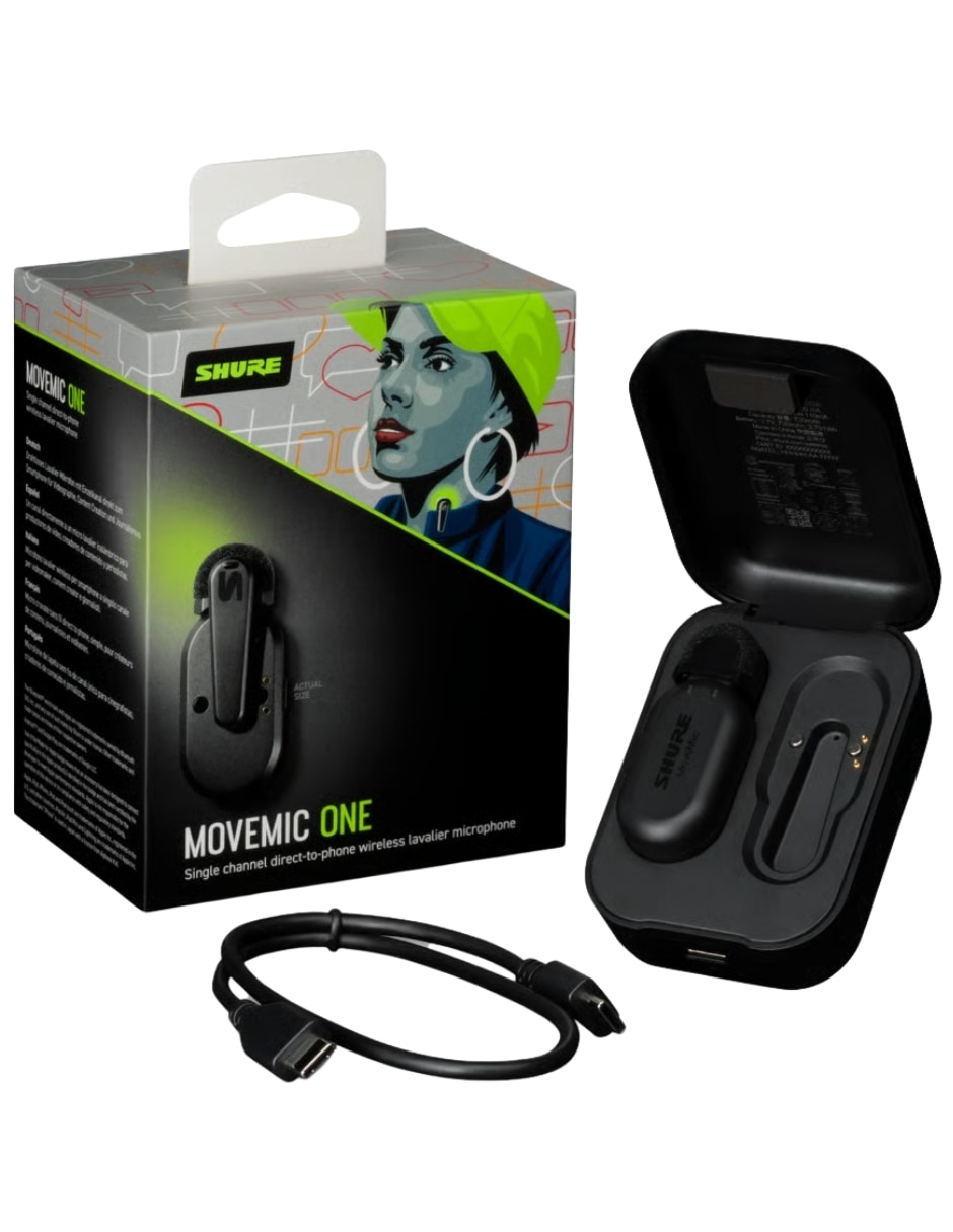 Micrófono inalámbrico Bluetooth de un canal conexión directa con teléfono Apple o iOS Inalámbrica