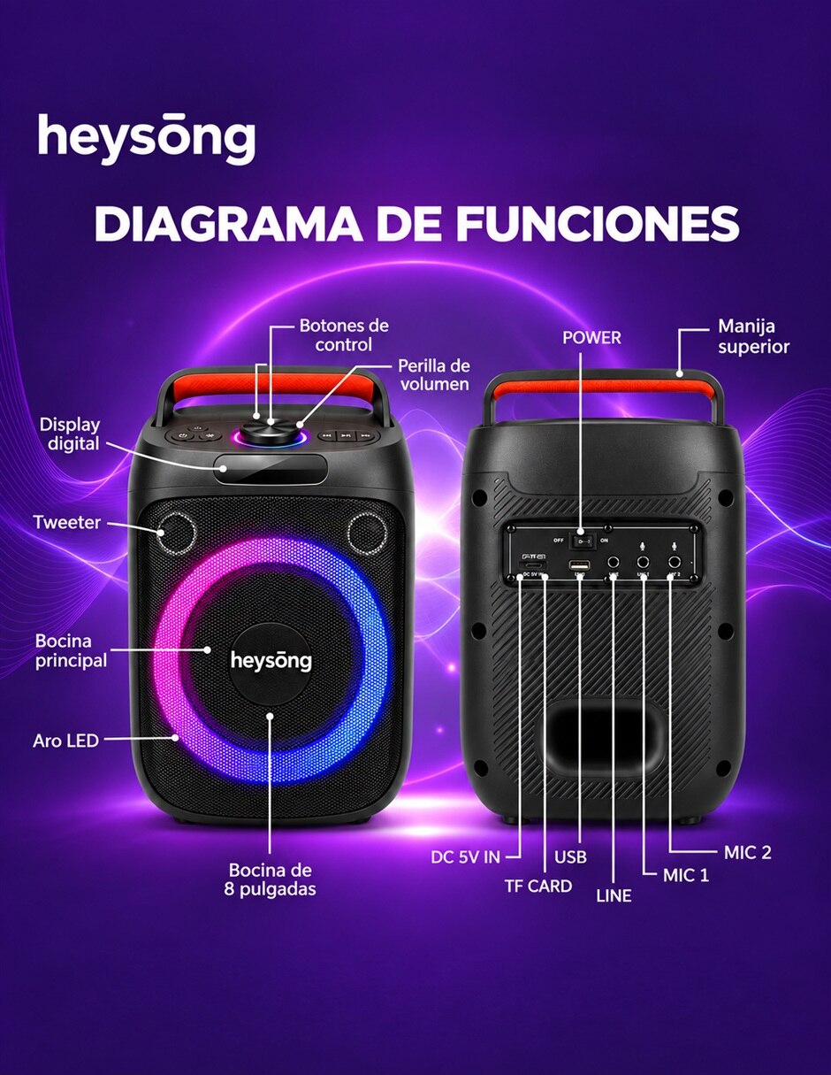 Bocina bluetooth 6