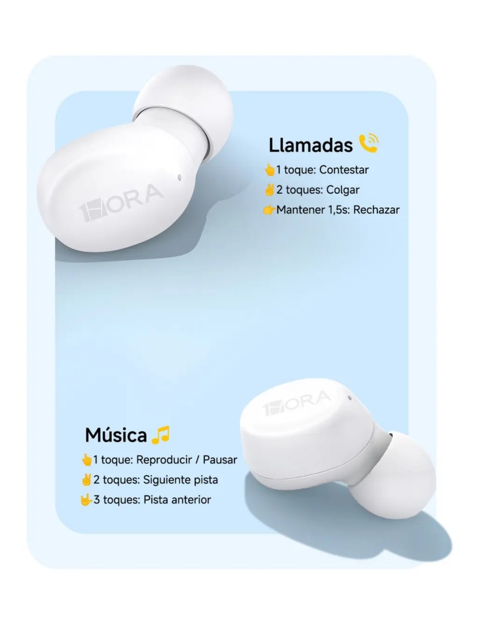 Audífonos In-Ear inalámbricos con cancelación de ruido 4