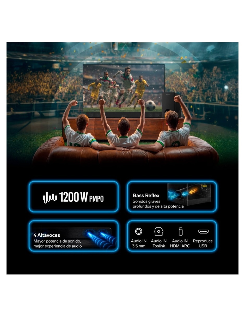 Barra de sonido con subwoofer 5