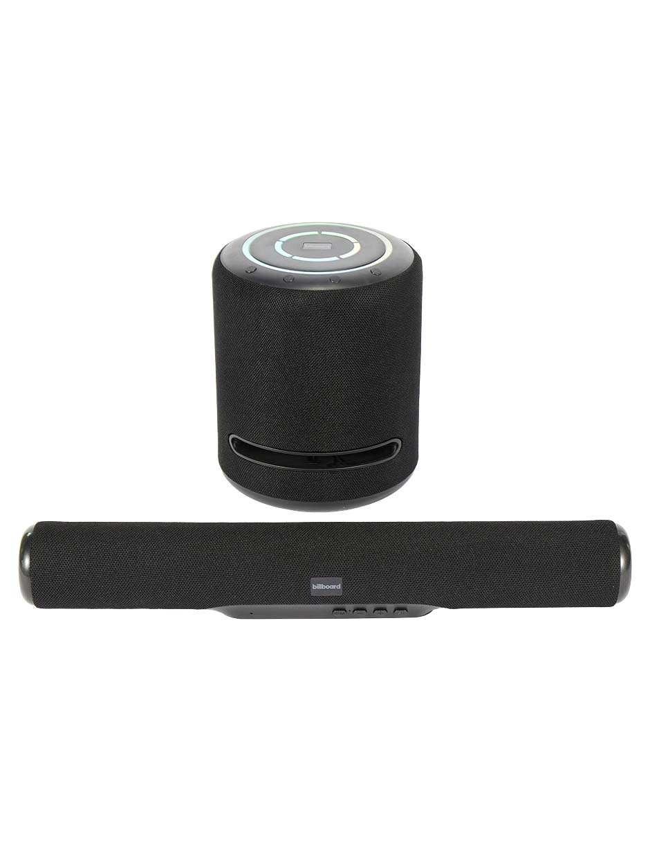 Barra de sonido Atrium Home Audio Portátil con Luz LED RGB con subwoofer 3