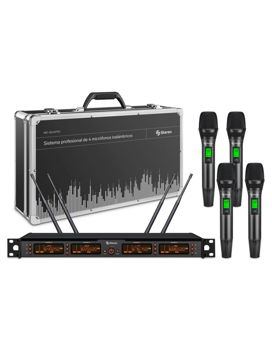 Set micrófono alámbrico e inálambrico 3