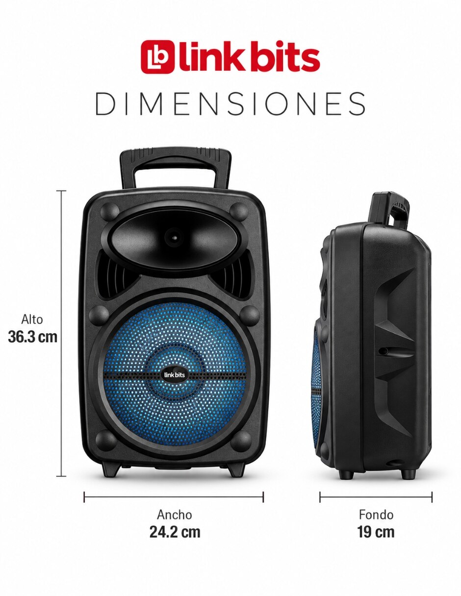 Bocina portátil bluetooth 7
