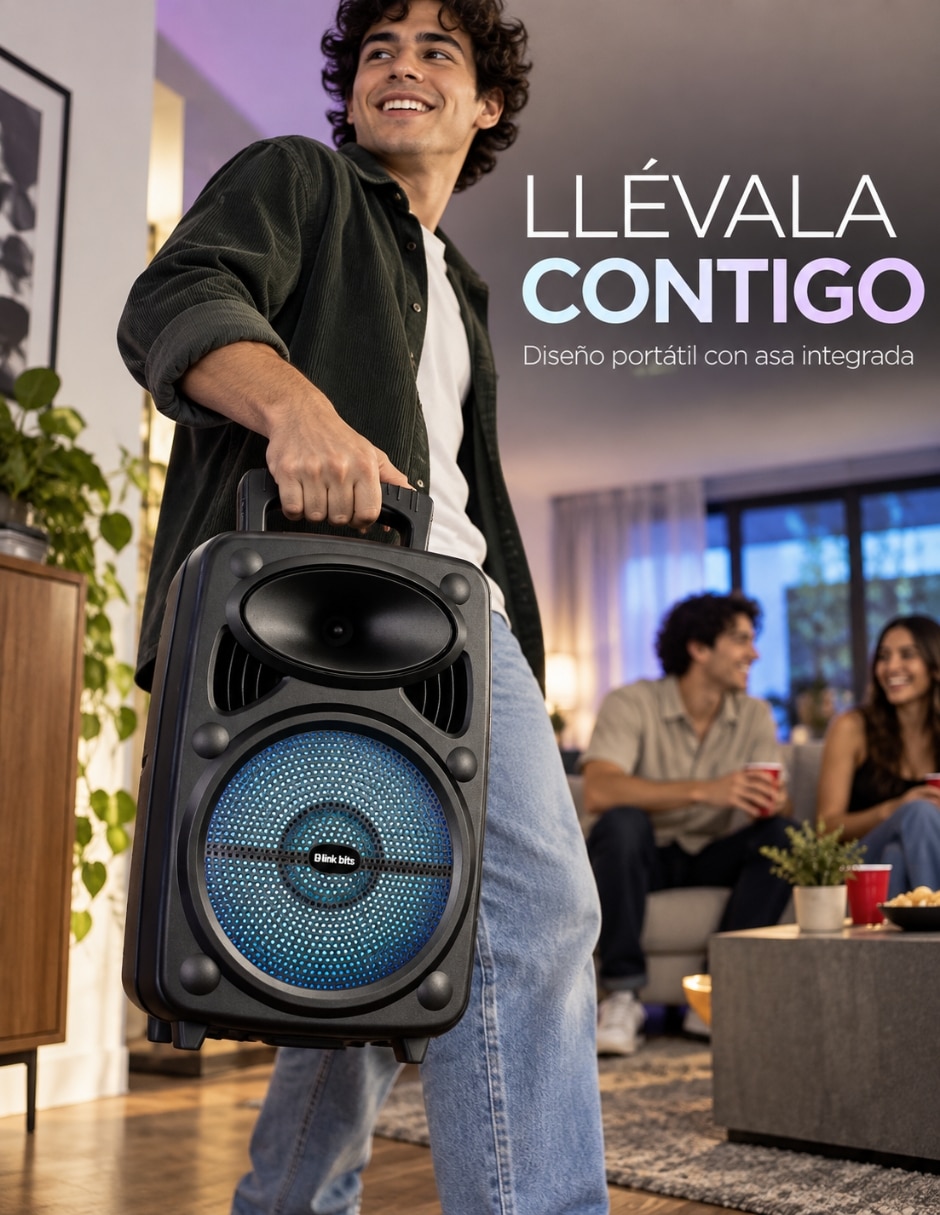 Bocina portátil bluetooth 3