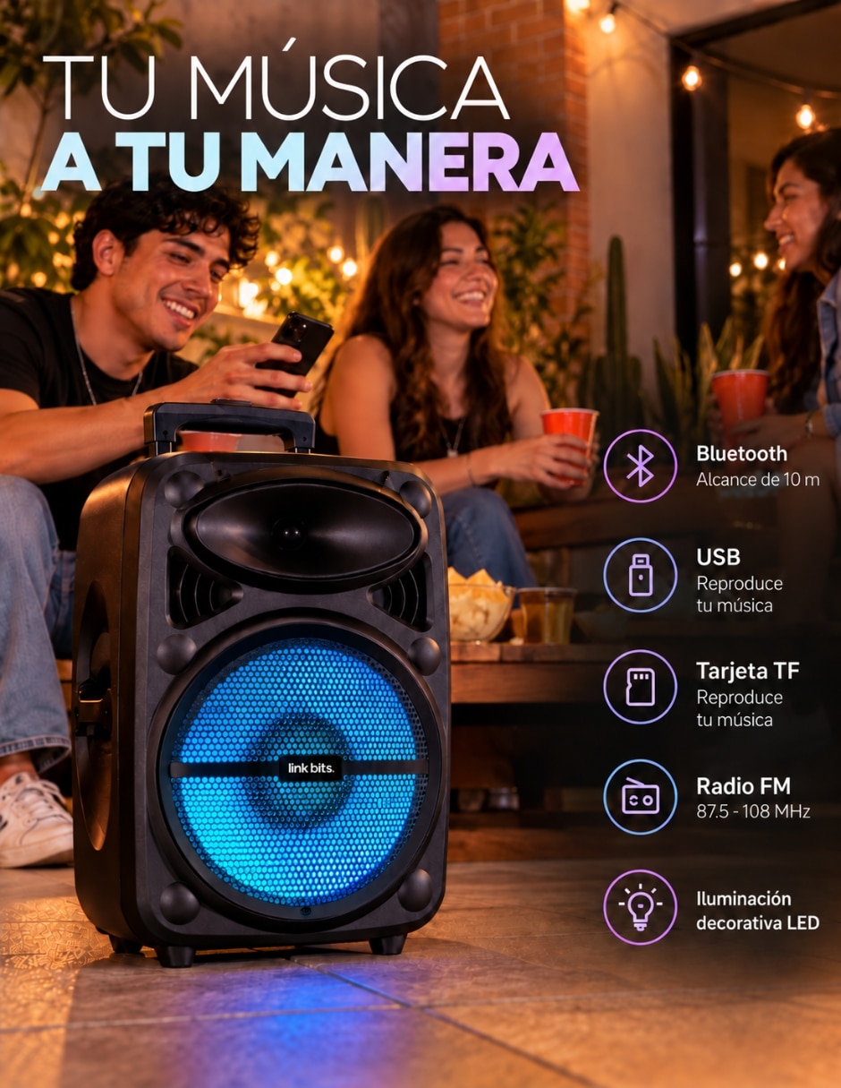 Bocina portátil bluetooth 4