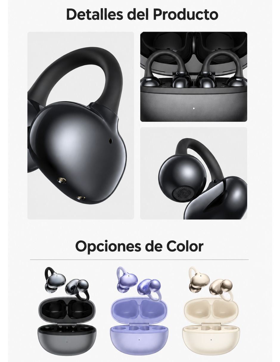 Audífonos In-Ear Audífonos Open Ear Havit OWS928 Bluetooth 5.4 IPX5 ENC Inalámbrica con (si aplica) Sí 7